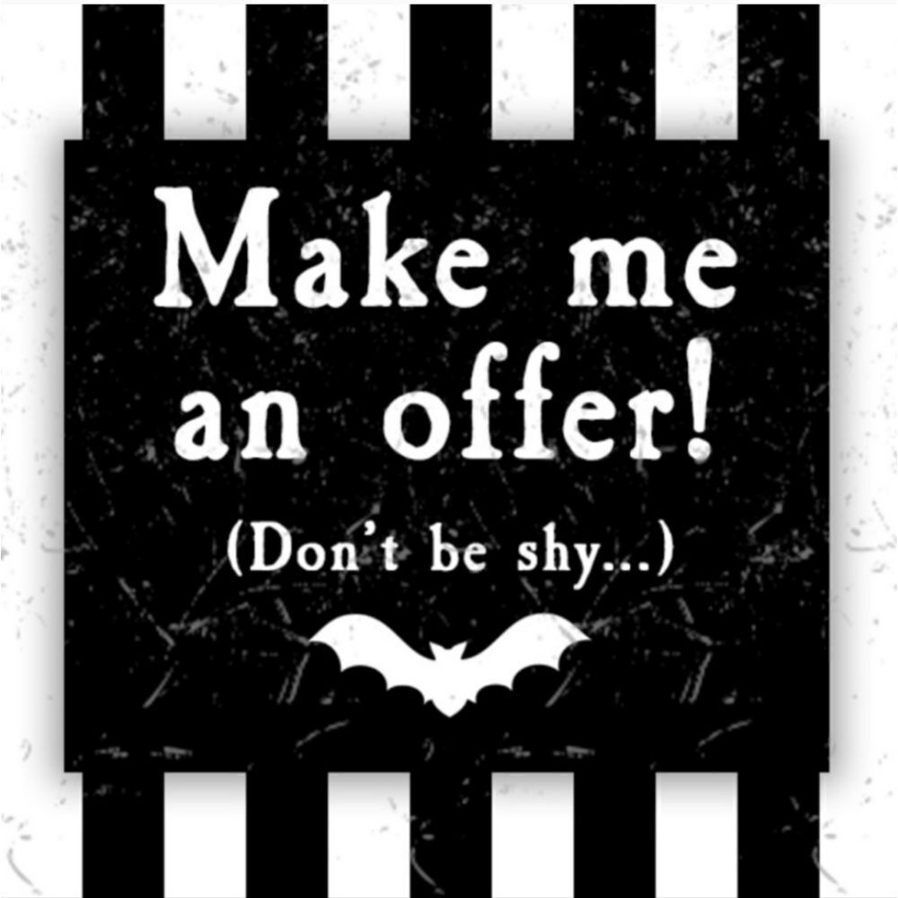 Always open to reasonable offers! Like an item and automatically get an offer.